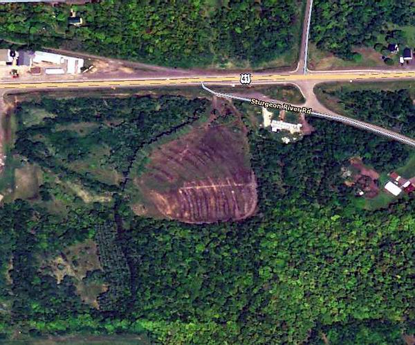 Hiawatha Drive-In Theatre - Aerial